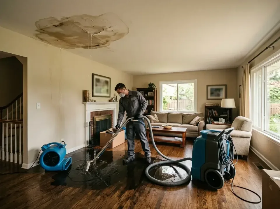 attic-pipe-burst-ceiling-drip-008 — frequently asked questions, Water Damage Restoration & Carpet Care in Macomb, IL